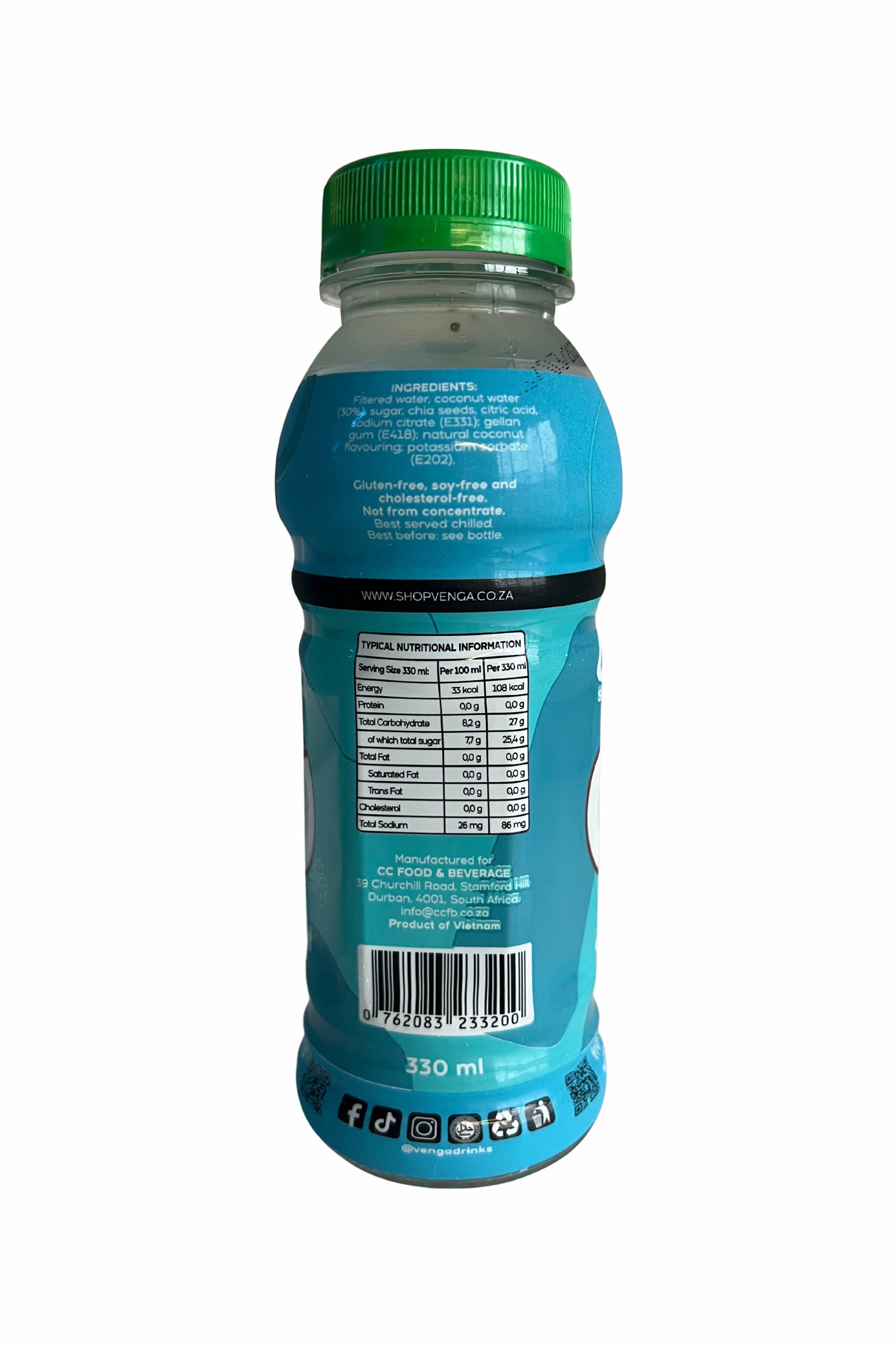 Chia Seed Drink - 🥥 Coconut (330ml)