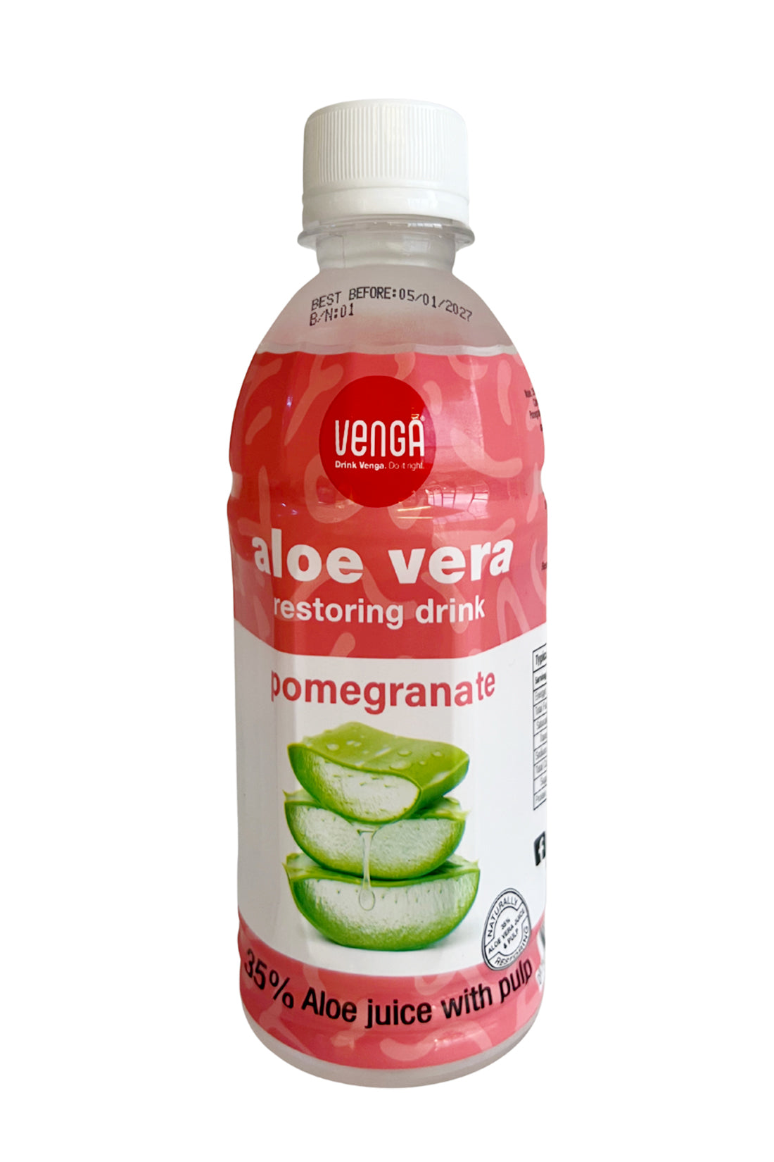 pomegranate - aloe vera drink